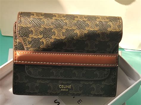 celine triomph wallet|celine long wallet.